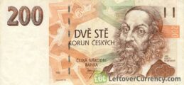 200 Czech Koruna banknote series 1993