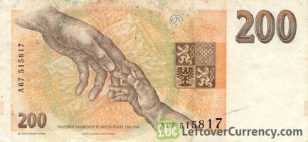 200 Czech Koruna banknote series 1993