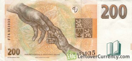 200 Czech Koruna banknote series 1998