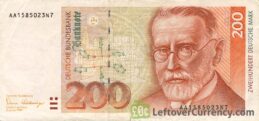 200 Deutsche Marks banknote (Paul Ehrlich)