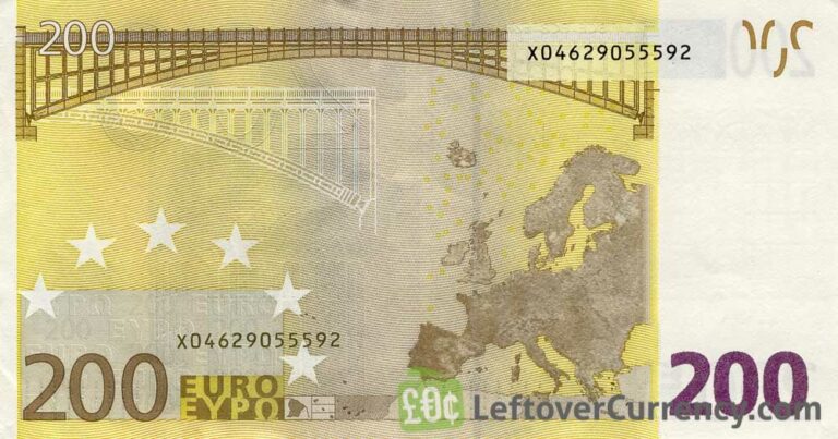 200 Euros banknote (First series) - Exchange yours for cash today