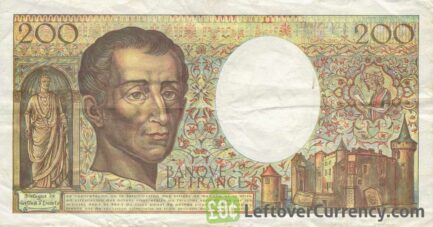 200 French Francs banknote (de Montesquieu)