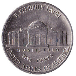 5 Cents coin United States Dollar (nickel)