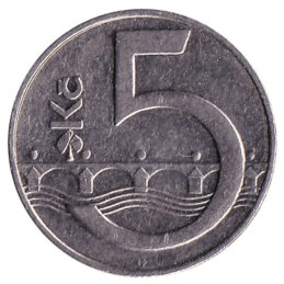 5 Czech Koruna coin