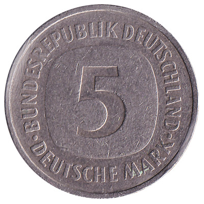 5 Deutsche Marks coin