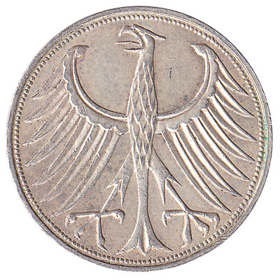 5 Deutsche Marks coin (type 1951)