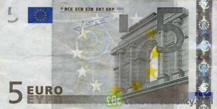 5 Euros banknote (First series)