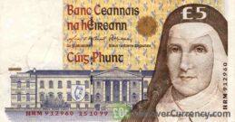 5 Irish Pounds banknote (Sister Catherine McAuley)