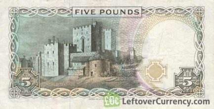 5 Isle of Man Pounds banknote (Castle Rushen)