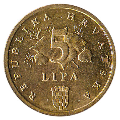 5 Lipa coin Croatia