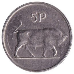 5 Pence coin Ireland