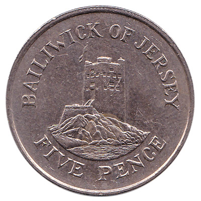 5 Pence coin Jersey