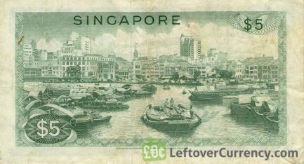 5 Singapore Dollars banknote (Orchids series)