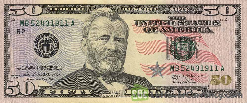 50 American Dollars banknote