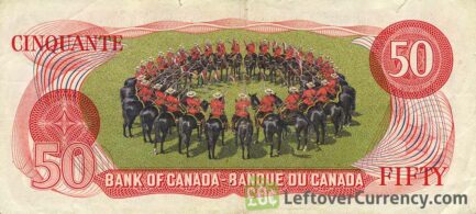 50 Canadian Dollars banknote (mounted police Scenes of Canada)