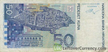 50 Croatian Kuna banknote series 1993
