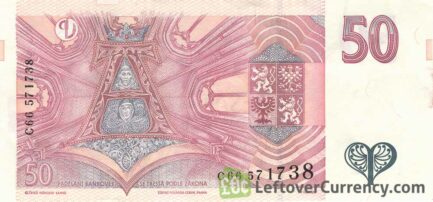 50 Czech Koruna banknote (St. Agnes of Bohemia)