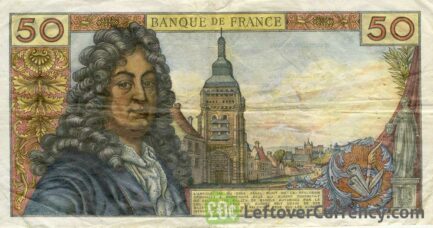 50 French Francs banknote (Jean Racine)