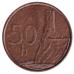 50 Heller coin Slovakia