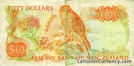 50 New Zealand Dollars banknote series 1981