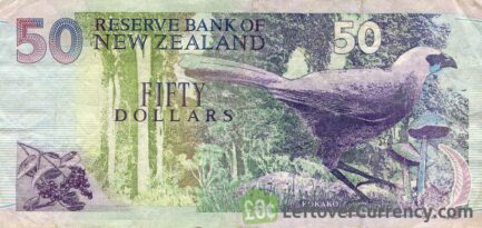 50 New Zealand Dollars banknote series 1992