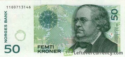 50 Norwegian Kroner banknote (Peter Christen Asbjornsen)