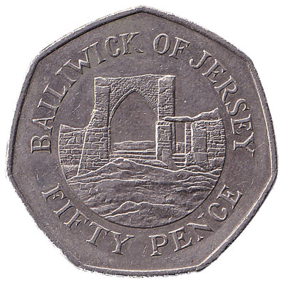 50 Pence coin Jersey