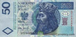50 Polish Zloty banknote (King Kazimierz III Wielki)