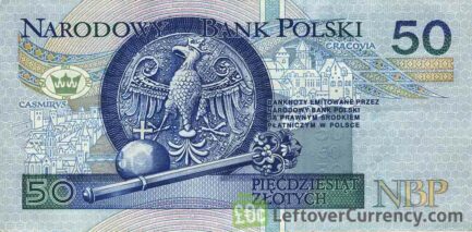 50 Polish Zloty banknote (King Kazimierz III Wielki)