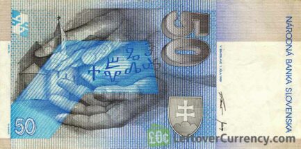 50 Slovak Koruna banknote (St. Cyril)