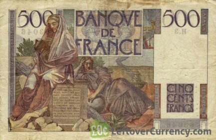500 French Francs banknote (Francois-Rene de Chateaubriand)