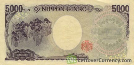 5000 Japanese Yen banknote (2004 series Ichiyo Higuchi)