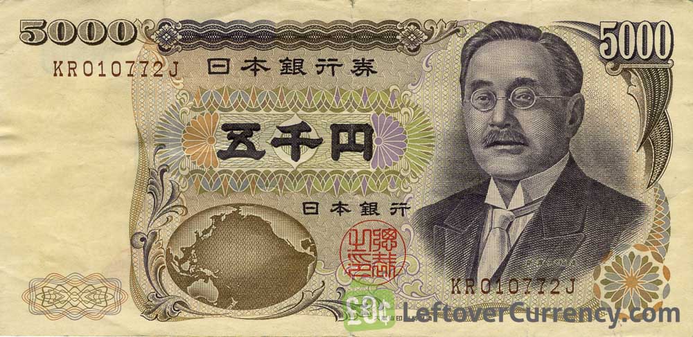 5000 Japanese Yen banknote (Inazo Nitobe)