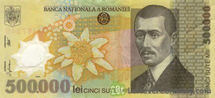 500000 Romanian Old Lei banknote (Aurel Vlaicu)