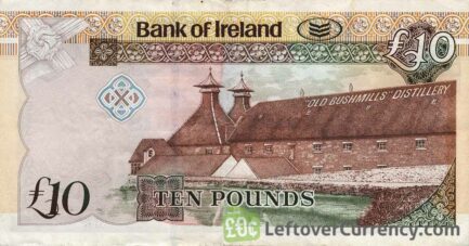 Bank of Ireland 10 Pounds banknote (Queen's University)