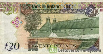 Bank of Ireland 20 Pounds banknote (Queen's University)