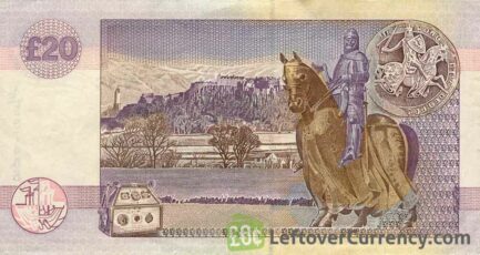 Clydesdale Bank 20 Pounds banknote (1990-2007 series)