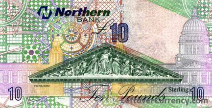 Northern Bank 10 Pounds banknote (series 2004)
