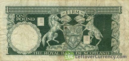 The Royal Bank of Scotland limited 1 Pound banknote (1969-1970 series)