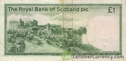 The Royal Bank of Scotland plc 1 Pound banknote (1982-1986 series)