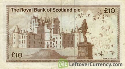 The Royal Bank of Scotland plc 10 Pounds banknote (1982-1986 series)