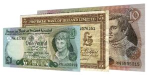 Withdrawn Irish Banks Limited and Provincial Bank of Ireland Limited banknotes accepted for exchange