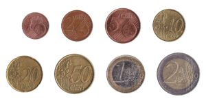 Euro coins accepted for exchange