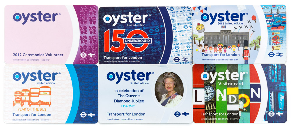 TfL Oyster card collection