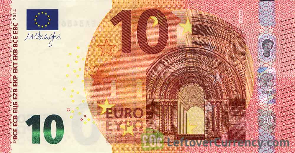 10 Euros banknote (Second series) - Exchange yours for cash today