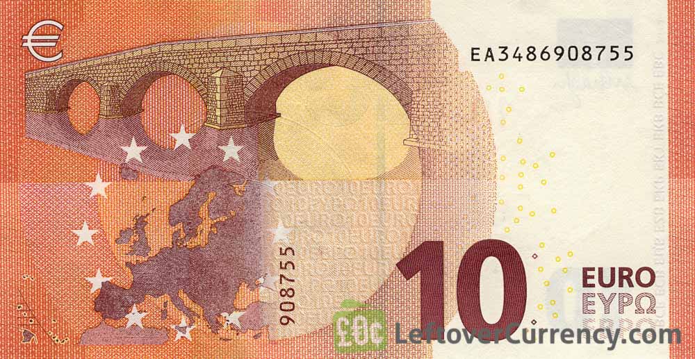 10 Euros banknote (Second series) - Exchange yours for cash today