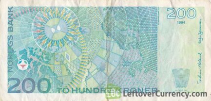 200 Norwegian kroner without hologram strip