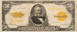 Fifty dollars Gold Certificate