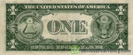 One Dollar Silver Certificate blue seal