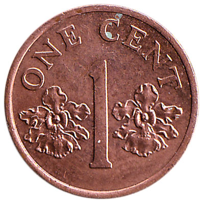 1 Cent coin Singapore (Second series)